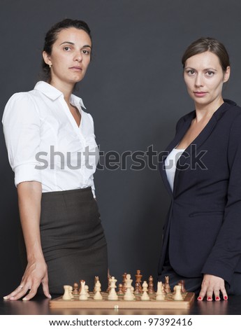 Two business women to think about strategy