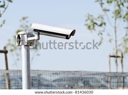 a parking Security video camera