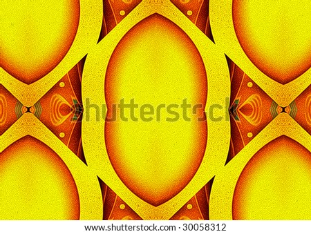 yellow-orange pattern