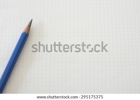 Pencil on the dot grid paper