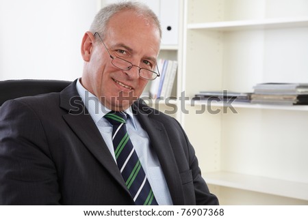 Old Business man Portrait