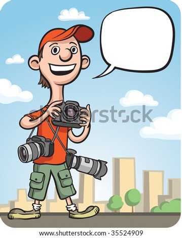 Digital Camera Cartoon