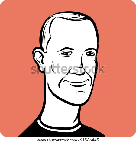 Cartoon Person Smiling