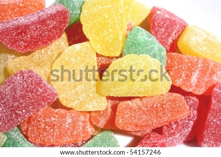 jelly candies background