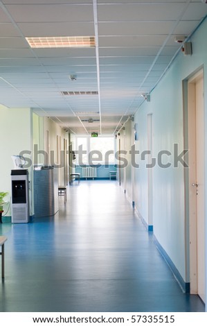 Hall in hospital