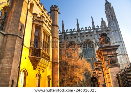 CAMBRIDGE, UK - JANUARY 18, 2015: Cambridge university council