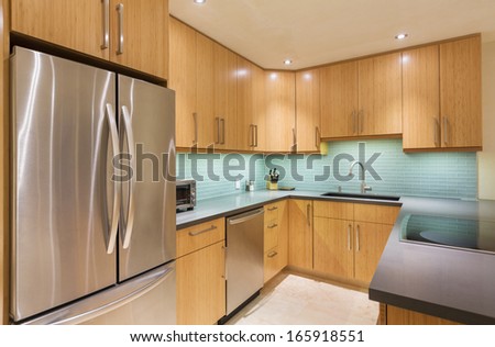 Kitchen Interior, Modern Design Architecture, Luxury Home