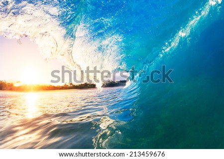 Ocean Wave at Sunrise Ocean Wave at Sunrise