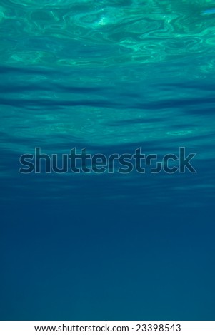 Underwater, Blue Reflection of Water Texture