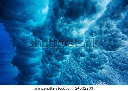 blue energy wave