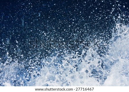 Water Splashing into the Air, Abstract Texture