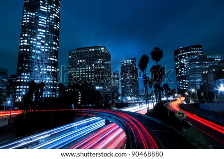 Futuristic Urban City, Los Angeles California
