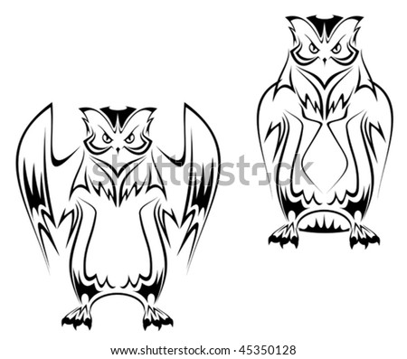 Two Owls Tattoo