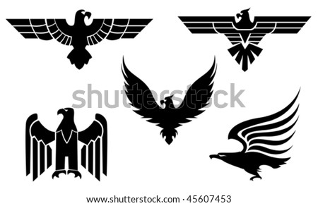 eagle tattoos designs. on white for tattoo design