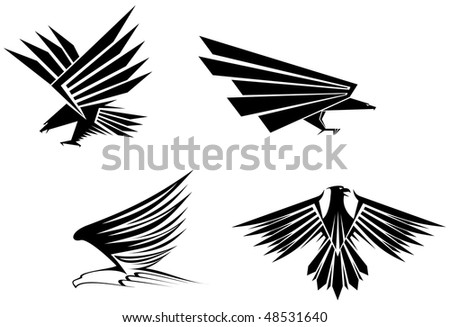 eagle tattoo designs. Black And White Eagle Tattoo.