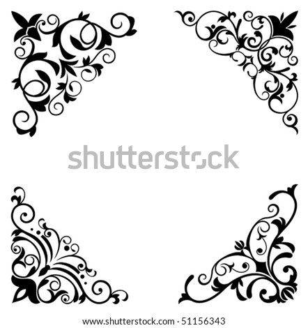 flower patterns. stock vector : Flower patterns