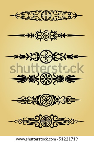 flower patterns and designs. flower patterns. stock vector