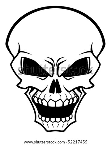 Evil Skull Drawings imageshutterstockcom