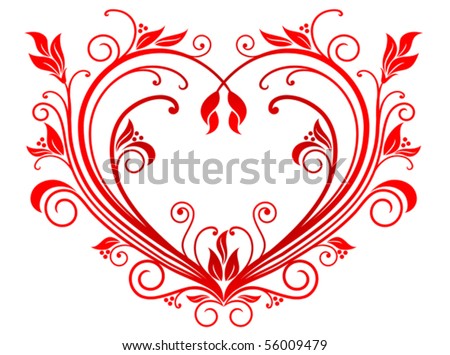 Pictures Of Valentine Hearts. valentine heart in floral