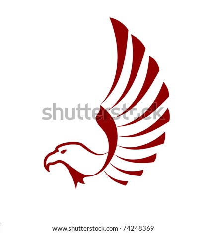 Logo Design Eagle on Of Eagle Symbols Isolated On White Eagle Find Similar Images