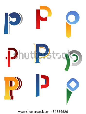 p alphabet logo
