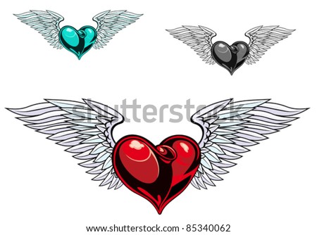 wings for tattoo design
