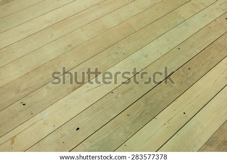 Wood ground