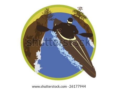 Series Extreme sport Kayak