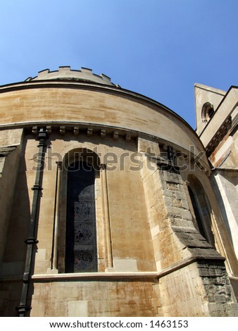 This is the knights temple church as made famous by Dan Browns Novel the Da Vinci Code.