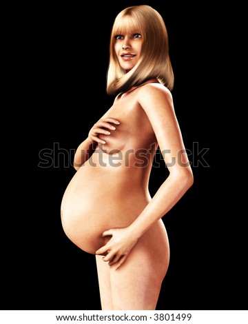 stock photo : An image of a pregnant nude women, a good concept image for stock photo : An image of a pregnant nude women, a good concept image for