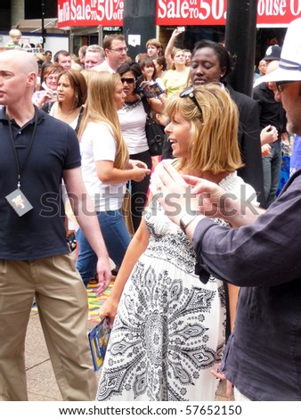 LONDON - JULY 18: Kate Garraway at Toy Story 3 Premiere July 18, 2010 in Leicester Square London, England.