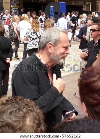 LONDON - JULY 18: Terry Gilliam at Toy Story 3 Premiere July 18, 2010 in Leicester Square London, England.