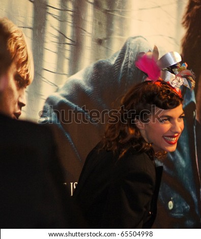 stock photo LONDON NOVEMBER 13 Natalia Tena At The Harry Potter And The