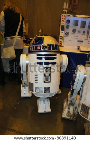 LONDON - JULY 10: R2D2 At The London Film And Comic Con In Earls Court London July 10th, 2011 in London, England.