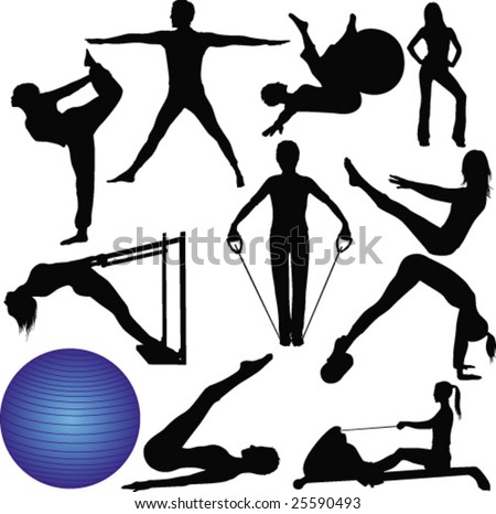 Workout-Vector - 25590493 : Shutterstock