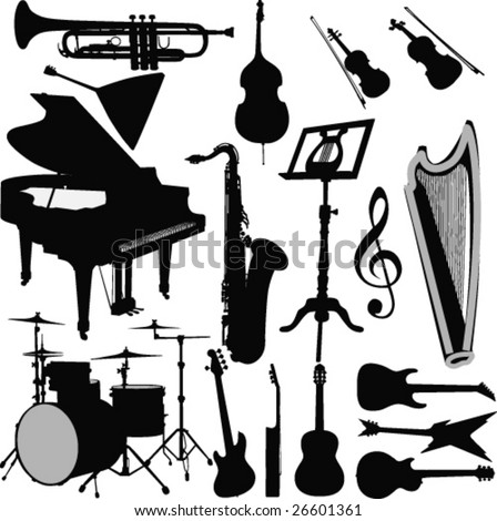 musical instruments images. Musical instruments-vector