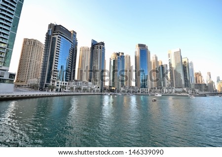 Skyscrapers in Dubai United Arab Emirates Skyscrapers in Dubai United Arab Emirates
