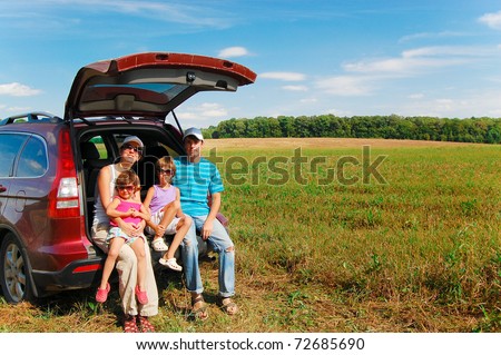 Family vacation, car trip