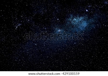 Stars and galaxy space sky night background, Africa, Kenya