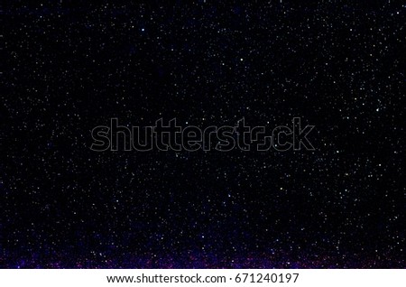 Stars and galaxy outer space sky night universe black background