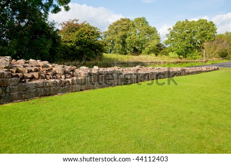 Hadrian\'s wall in England