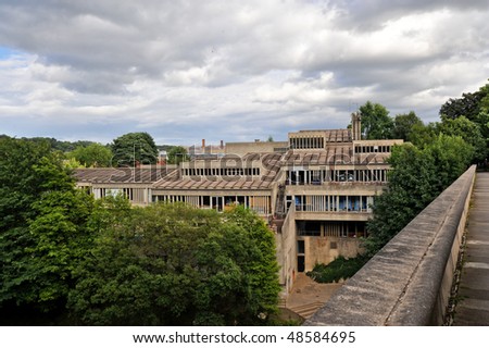 Dunelm House, Durham university student union building and Kingsgate Bridge