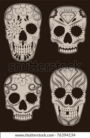 mexican sugar skulls for