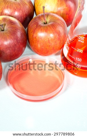 vegetable test,  apple, Genetic Modification, Scientific Experiment