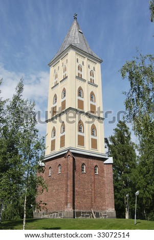 Ancient sweden church in Lappeenranta, Eastern Finland.