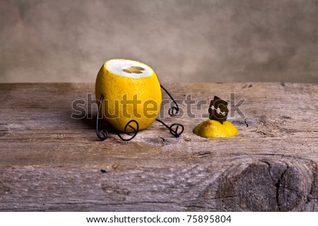Still-Life with headless Lemon - Simple Things