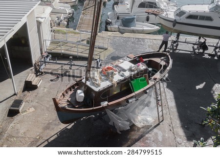 the boat repair