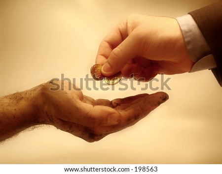 person giving