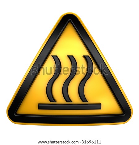 Caution Hot Symbol