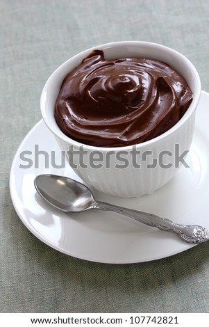 chocolate pudding, chocolate dessert